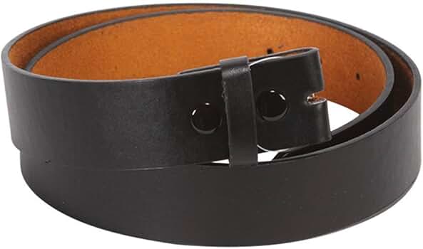 Amazon.com: Gravity Trading MENS/WOMENS BLACK LEATHER BELT